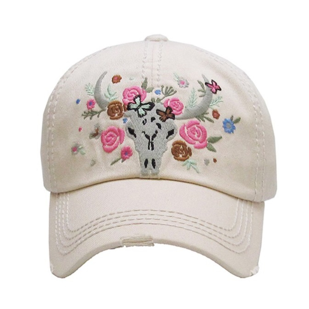 20% off SALE! 4-pack beige embroidered